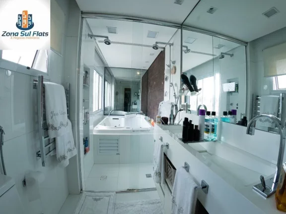 Imagem Cobertura Duplex Impecável à Venda Em Moema Com 4 Suítes e 3 Vagas