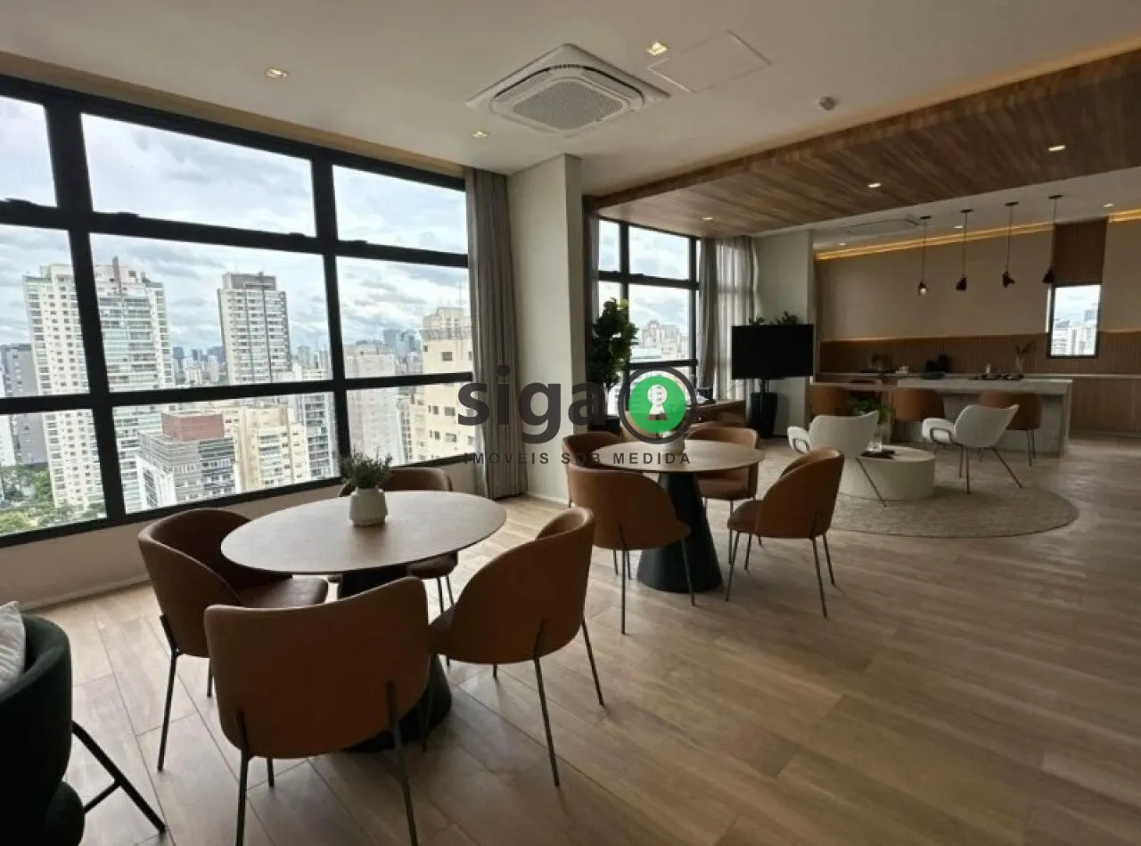 Imagem Andar Alto com Vista Livre na Vila Olímpia ao Lado do Insper e Shopping.