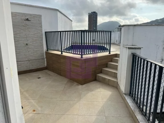 Imagem Cobertura com piscina e churrasqueira