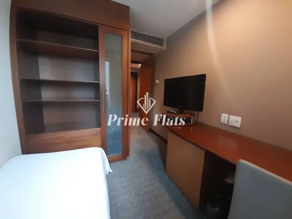 Imagem Flat disponível para locação no Wyndham Ibirapuera II, com 45m², 2 dormitórios e 1 vaga
