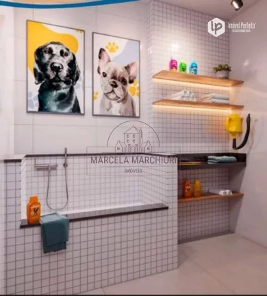Imagem Apartamento conceito moderno varanda de frente sol da manhã e vista pro mar