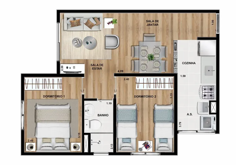 Imagem Condomínio On Belém City São Paulo, apartamento com 2 quartos a venda em Belém Belém São Paulo SP