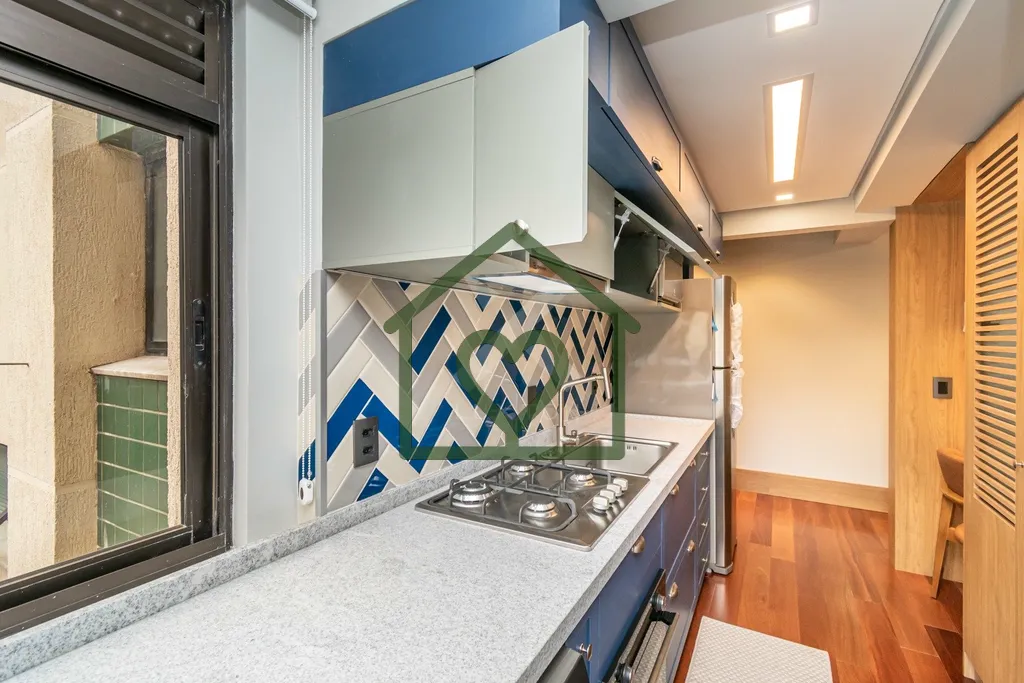 Imagem Apartamento mobiliado e decorado para alugar no bairro Mont Serrat, próximo ao Parcão. Com 45m2, c...
