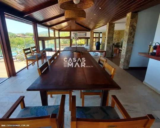 Imagem Casa Frente Mar para Temporada em Armação dos Búzios / RJ no bairro Ferradura