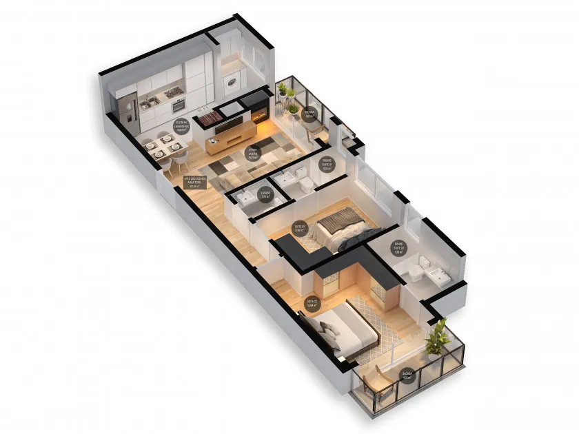 Imagem Apartamento à venda em Canela, Centro , com 2 quartos, 93.2m2