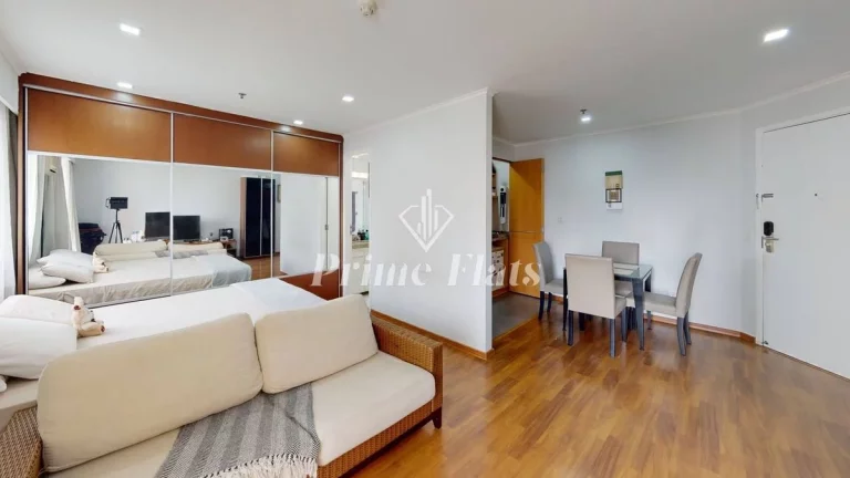 Imagem Flat disponível para venda no Hotel Slaviero Essential São Paulo Ibirapuera, com 35m², 1 dormitório e 1 vaga