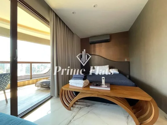 Imagem Flat disponível para locação no Cyrela by Pininfarina, com 49m², 1 dormitório e 1 vaga