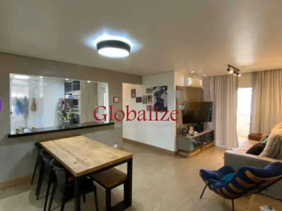 Imagem Apartamento com 2 quartos e 1 suíte, Condomínio tipo clube na Ponta da Praia - Santos. Valor R$ 823.000,00.
