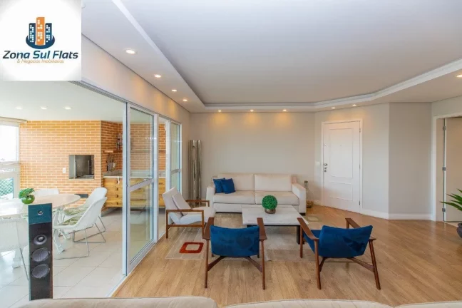 Imagem Excelente Apartamento à Venda No Campo Belo Com 3 Suítes e 3 Vagas - Varanda Gourmet