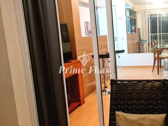 Imagem Flat disponível para venda no Edifício Mandarim no Brooklin, com 50m², 1 dormitório e 1 vaga