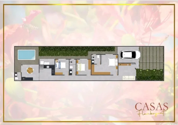 Imagem Casas De 3/4 C Suite Com Lazer Completo No Parque Flamboyant Com Entrada Parcelada