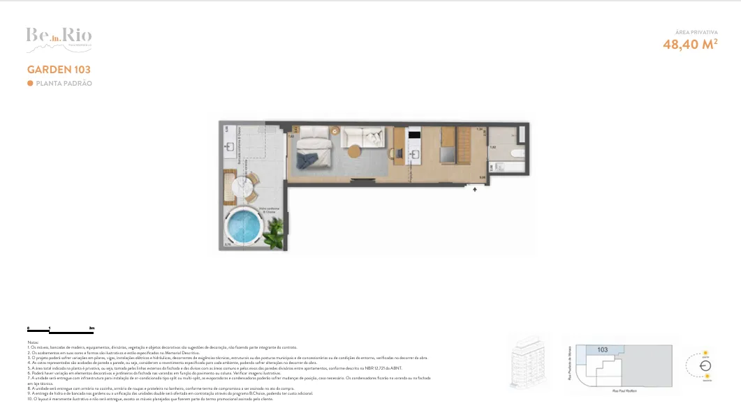 Imagem Be.in.Rio Paul Redfern 40 - Studios em Ipanema | Zona Sul
