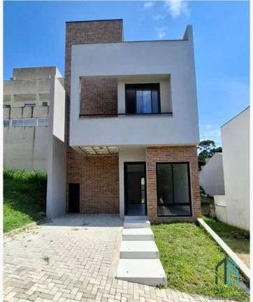 Imagem Sobrado novo, 02 suítes, terraço aberto e ático no Santa Cândida em Curitiba PR