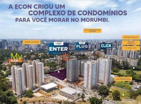 Imagem Apartamento com 2 dormitórios à venda, 37 m² por R$ 252.600,00 - Paraíso do Morumbi - São Paulo/SP