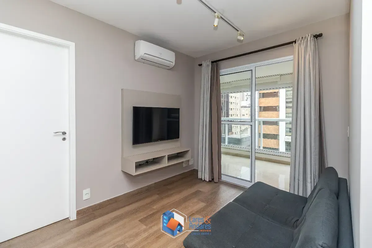 Imagem Apartamento para venda em Indianópolis com 1 quarto, sendo 1 suíte, 48m²