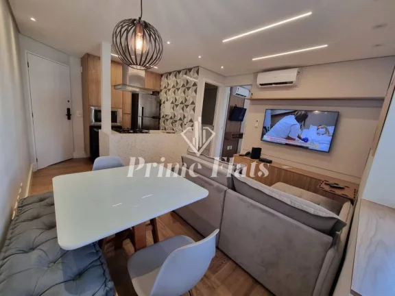 Imagem Flat disponível para venda no Crillon Plaza, com 42m², 1 dormitório e 1 vaga de garagem