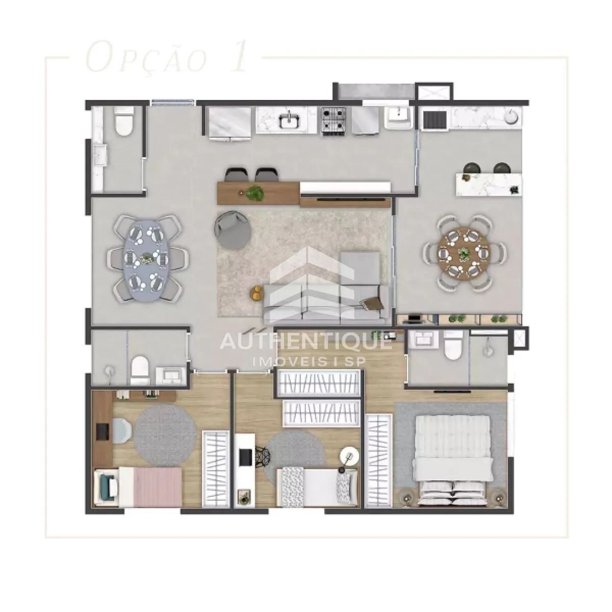 Imagem GIARDINO GOLF RESIDENZIALE VILA SAO FRANCISCO - Apartamento no bairro Vila São Francisco à venda