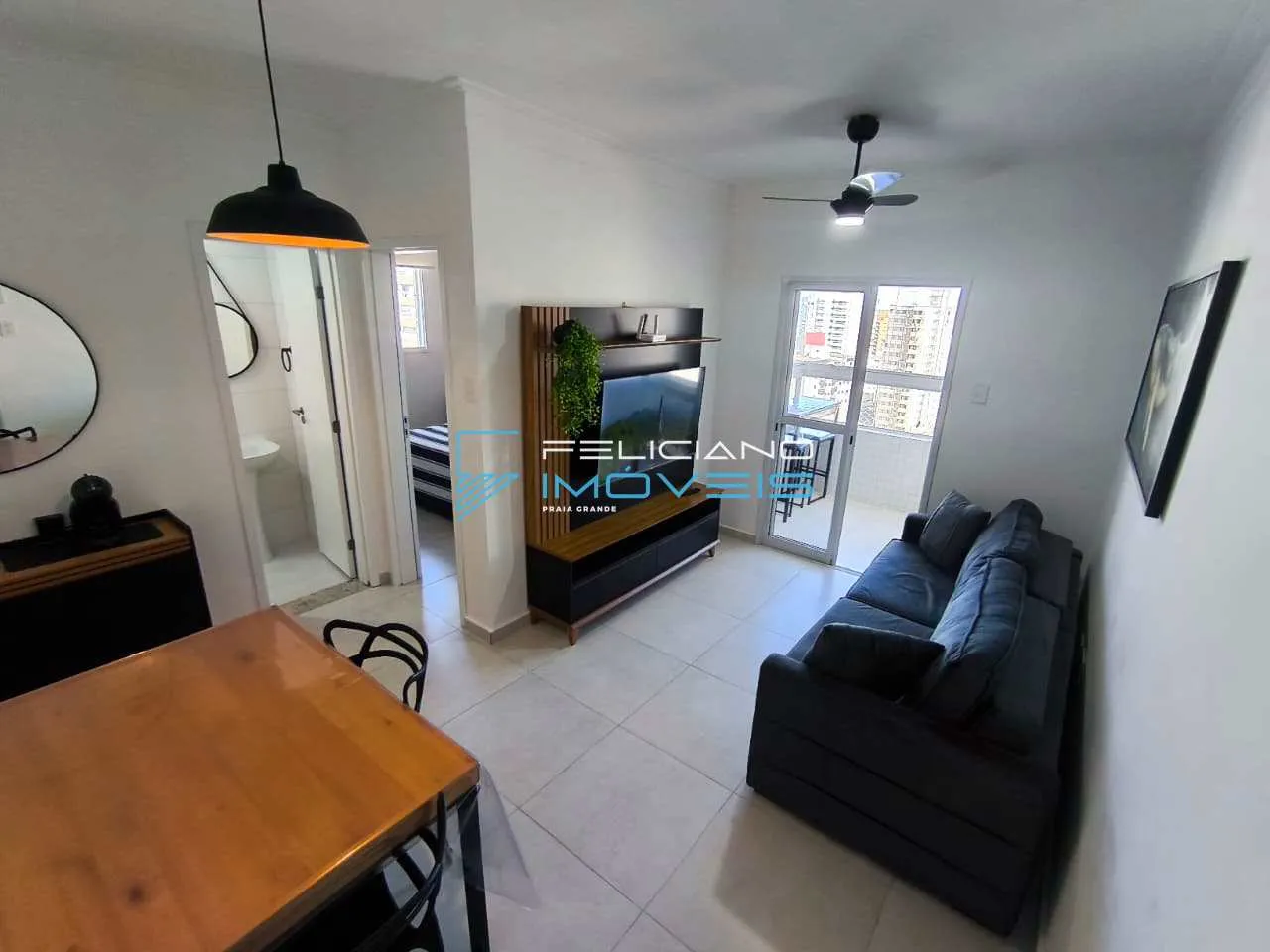 Imagem Apartamento com 1 quarto, Aviação, Praia Grande - R$ 549 mil, Cod: 7520