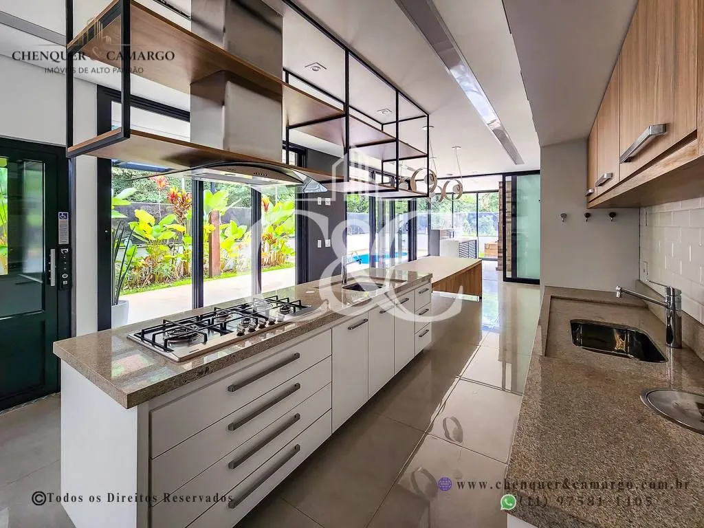 Imagem Casa à venda no Brisas da Mata Jundiaí, 283m², elevador, 3 suítes e piscina aquecida
