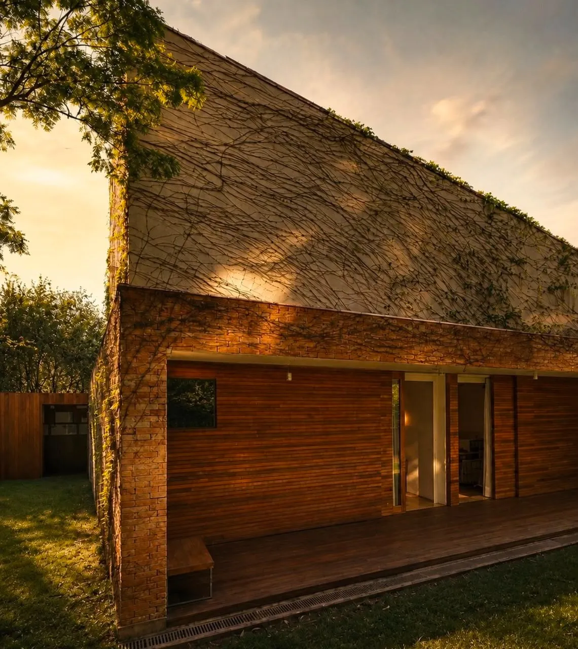 Imagem Casa de luxo à venda na Fazenda Boa Vista, Vila Fasano, com 464 m², 3 suítes, projeto de Isay Weinfeld e jardim privativo