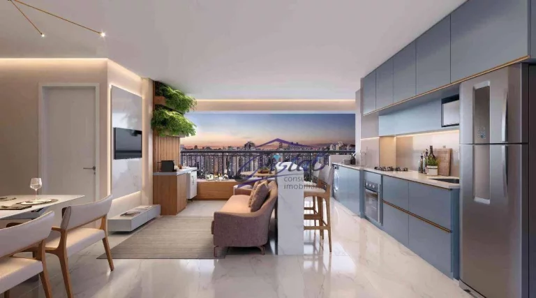 Imagem Apartamento à venda, 53 m² por R$ 668.343,00 - Barra Funda - São Paulo/SP