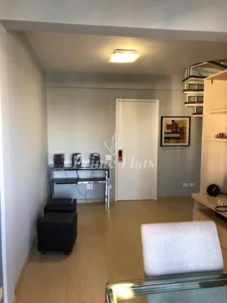 Imagem Flat disponível para venda no Place Vendome Flat Service em Moema, com 42m², 1 dormitório e 1 vaga