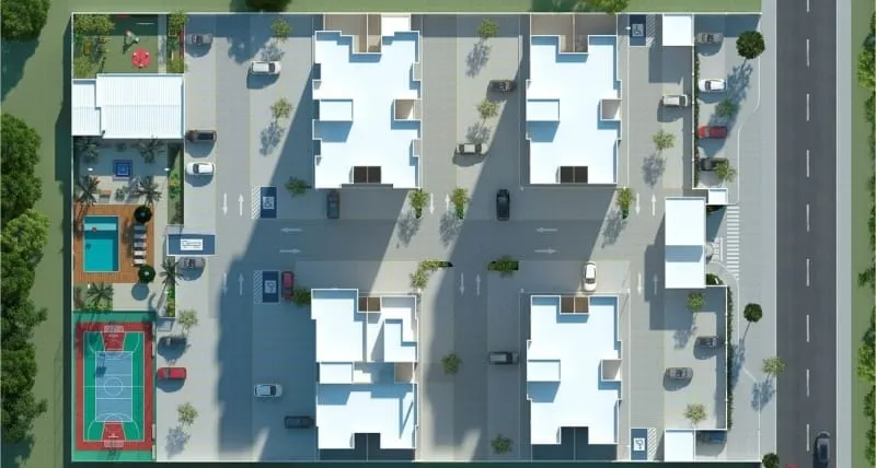 Imagem Apartamento à venda 2 Quartos, 1 Suite, 2 Vagas, 65.01M², Jardim Gurilândia, Taubaté - SP | Condomínio Residencial Rivera