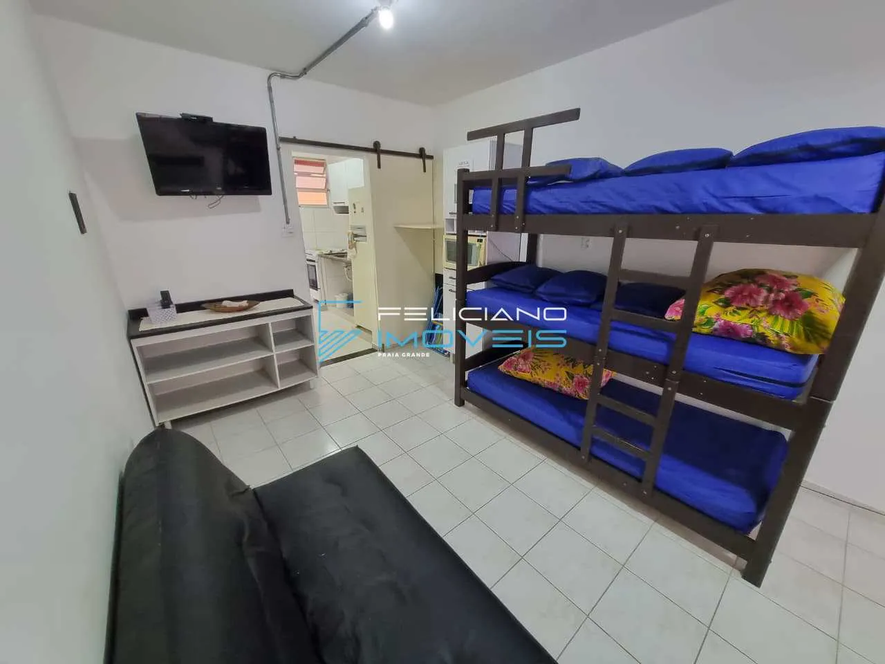 Imagem Kitnet com 1 quarto, Real, Praia Grande - R$ 195 mil, Cod: 7550