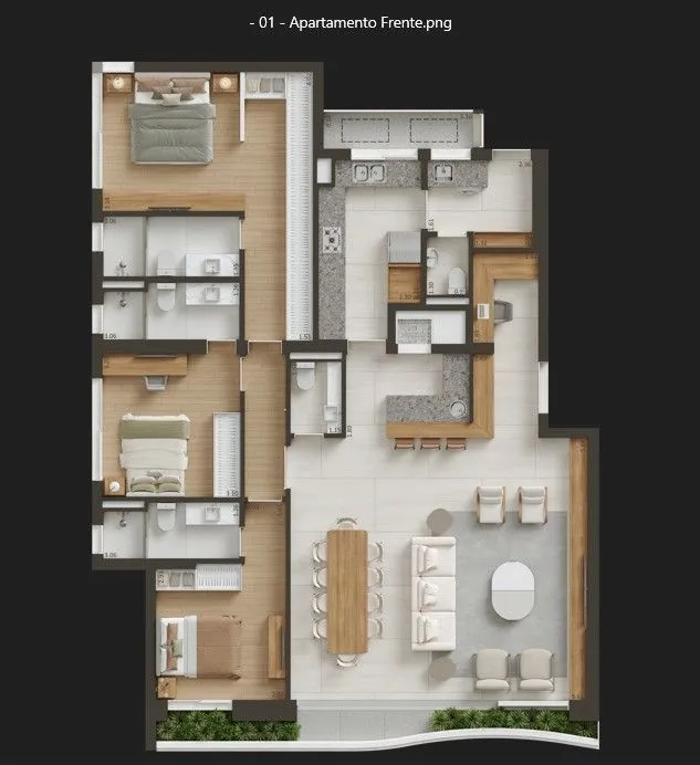 Imagem Apartamento em Menino Deus