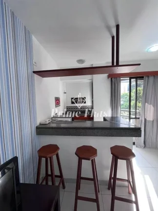 Imagem Flat disponível para locação no Edificio Griffes Residencial, com 30m², 1 dormitório e 1 vaga de garagem