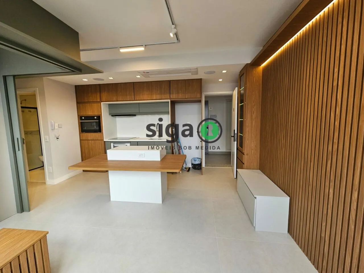 Imagem Apartamento 48m² para locação, mobiliado, 2 quartos, localizado na Chácara Santo Antônio, São Paulo.