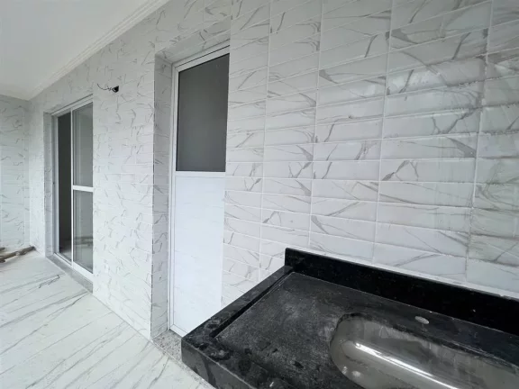 Imagem Casa de Condomínio com 3 dorms, Caiçara, Praia Grande - R$ 460 mil, Cod: 2354