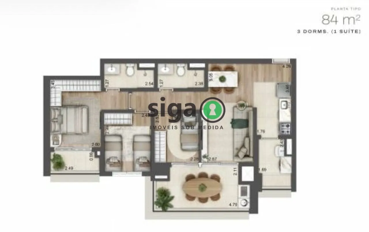 Foto do imóvel Apartamentos de Alto Padrão com Lazer Exclusivo ao lada HIPICA DE SANTO AMARO
