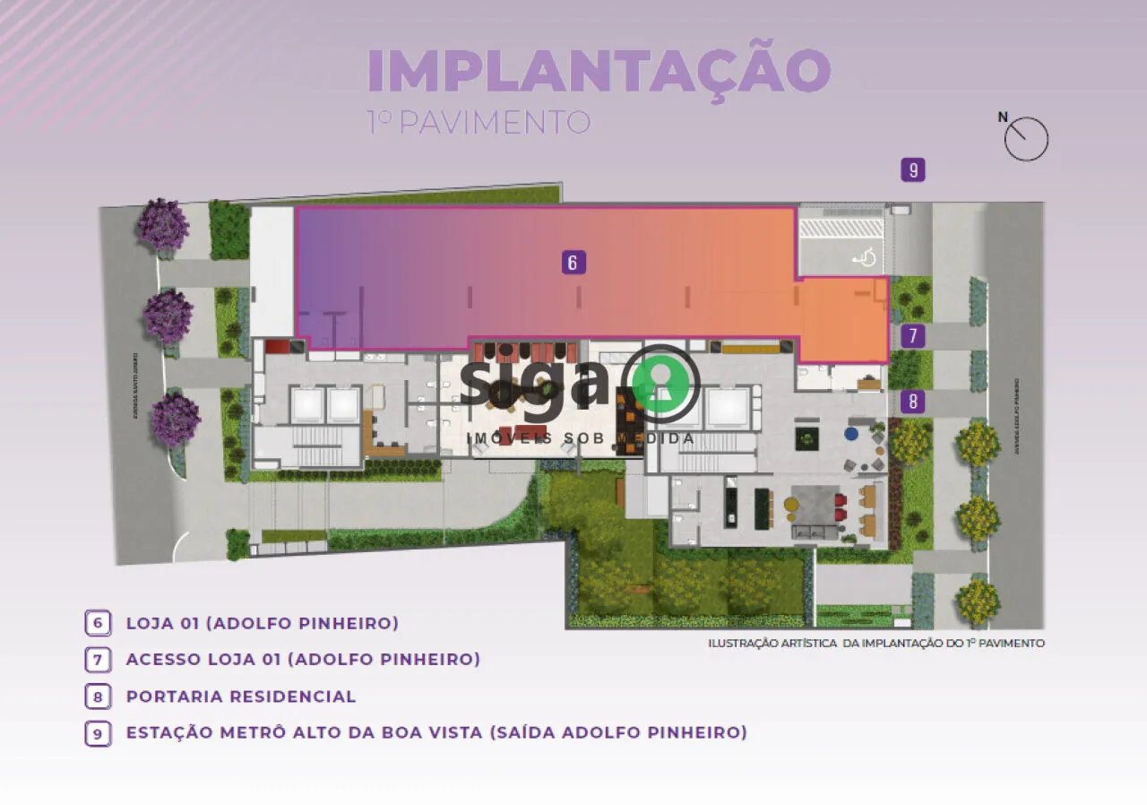 Imagem Loja Comercial 336 m² ao lado do metrô da linha Lilás l Oportunidade Incrível