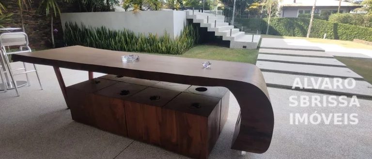 Imagem JÁ FOI VENDIDO - Casa luxuosa com 5 suítes, mobiliada e climatizada, de fundo para o lago do Condomínio Fazenda Vila Real de Itu SP