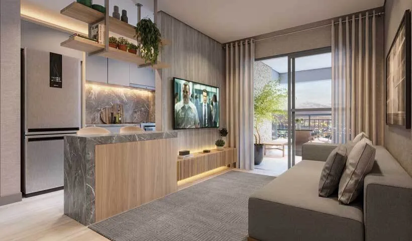 Imagem Imperdível! Apartamento à venda em São Paulo-SP, na Vila Prudente, com 2 quartos, 1 suíte, 2 banheiros, 1 vaga de garagem e 64,21m² de área no Condomínio Dream View Sky Resort.