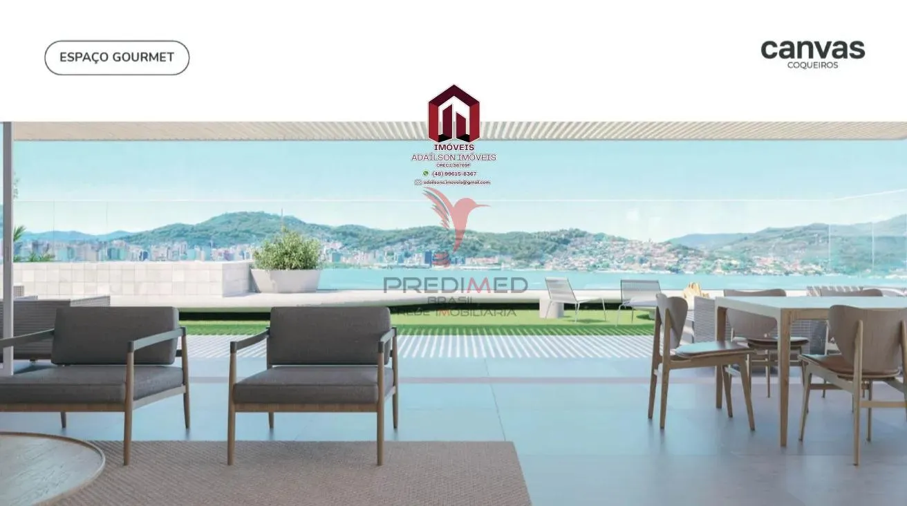 Imagem Apartamentos à venda no Canvas Residence Bairro coqueiros Florianópolis SC Brasil
