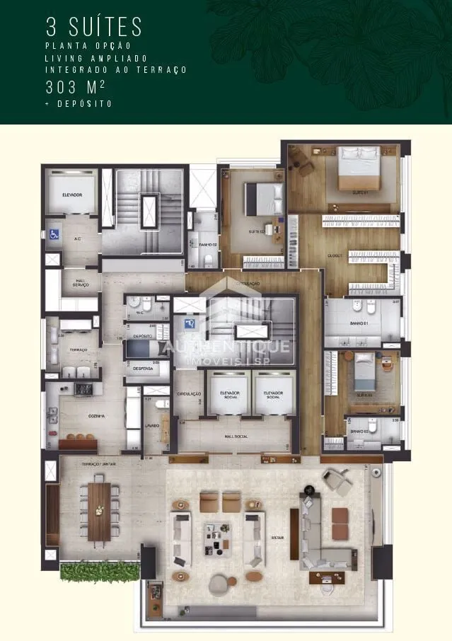 Imagem Le Parc Itaim - Apartamento à venda em São Paulo/SP