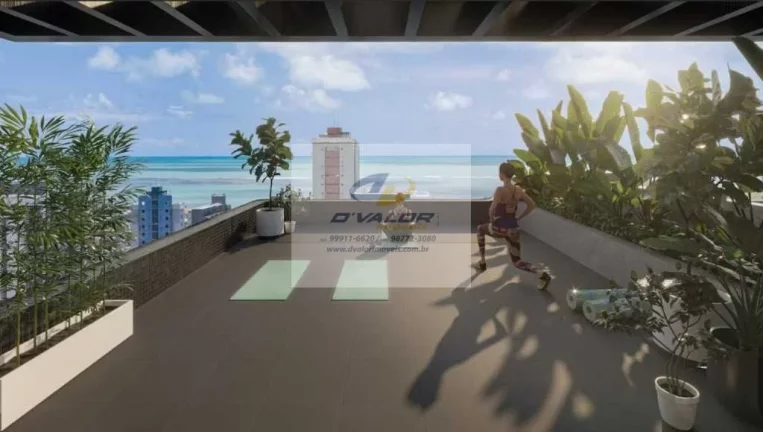 Imagem Vendo apartamentos no Bessa, com 58m2/63m2/114m2, varanda gourmet, 2 qtos ou 3 qtos s/ 2 sts,1 ou 2 vaga