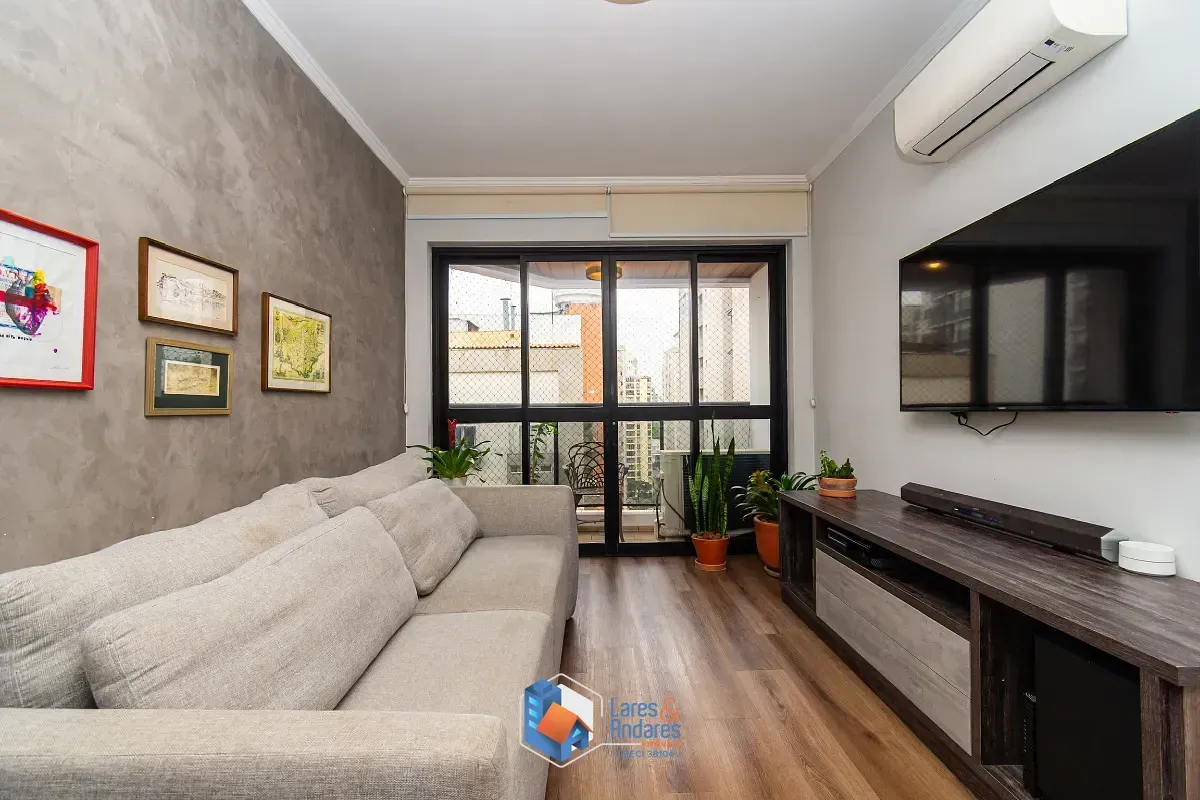 Foto do imóvel Apartamento para venda em Moema com 3 quartos, sendo 1 suíte, 90m² em Avenida Macuco