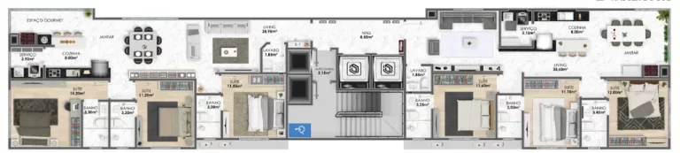 Imagem Tower 23 - Apartamento à venda no bairro Meia Praia - Itapema/SC