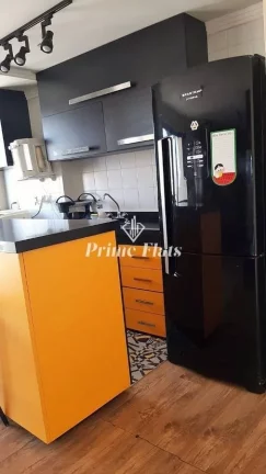 Foto do imóvel Flat disponível para venda no Quality Suites Long Stay Vila Olímpia, com 52m², 1 dormitório e 1 vaga em Rua Alvorada