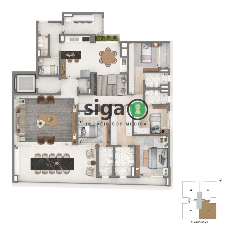 Imagem CASA Senses Cyrela 269 m² GARDEN no Brooklin | 4 suítes + hall privativo