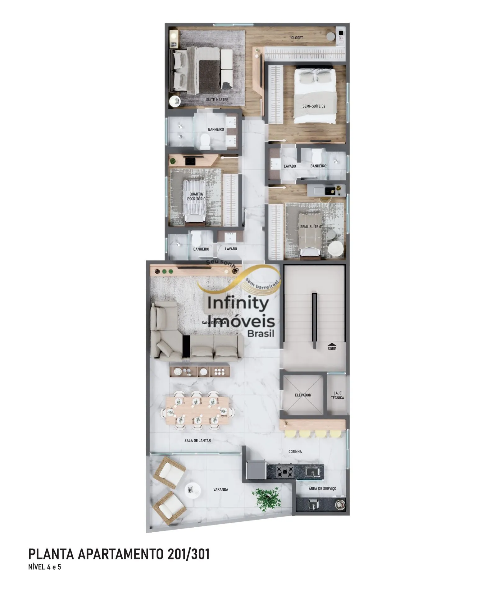 Imagem DE ANIMA RESIDENCE - Apartamento à venda no bairro Castelo - Belo Horizonte/MG