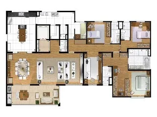 Imagem Condomínio Residencial Jardins de Provence Granja Julieta São Paulo, apartamento com 4 quartos em Granja Julieta São Paulo