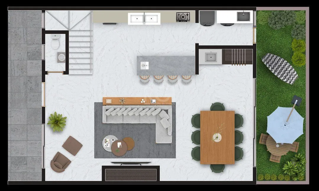 Imagem Casa Condominio para Venda - 300m², 4 dormitórios, sendo 4 suites, 2 vagas - Tristeza