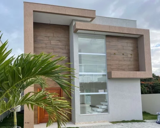 Imagem Casa de Luxo em Condomínio: 4 Quartos, 3 Suítes em Catu de Abrantes, Camaçari-BA - Venda ou Locação!