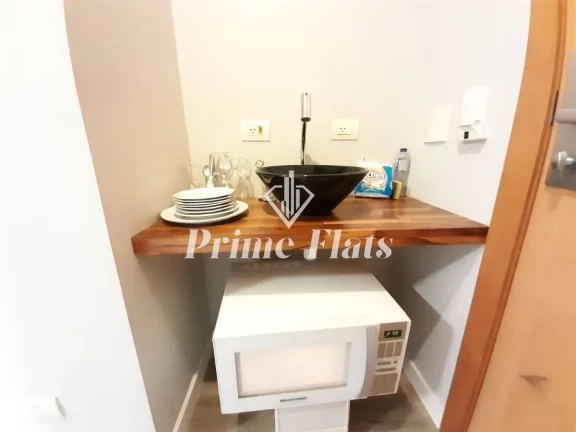Imagem Flat disponível para venda no Edifício Stella Vega no Paraiso, com 30m², 1 dormitório e 1 vaga de garagem