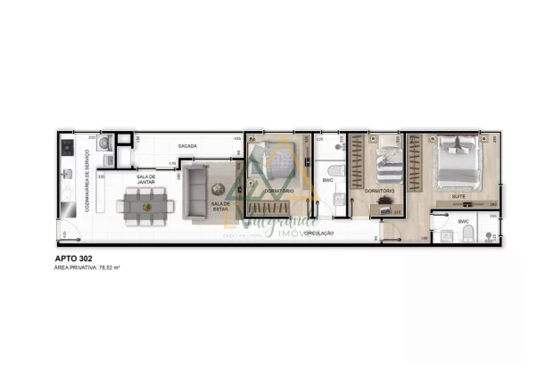 Imagem Apartamento Padrão Lançamento em Pinhais