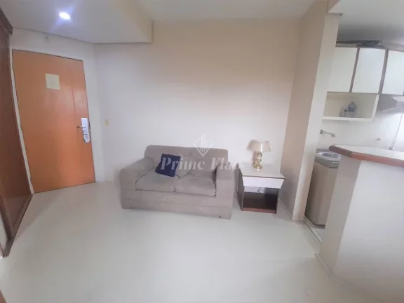Imagem Flat disponível para venda no Hotel Bienal Suítes, com 28m², 1 dormitório e 1 vaga de garagem!